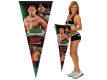 UFC Cain Velasquez 17x40 Premium Vertical Pennant